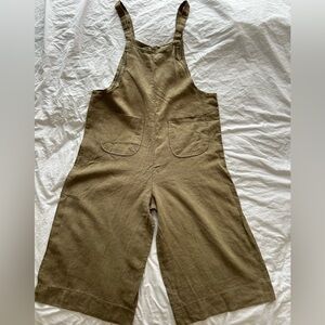 Oak + Fort Oversized Linen Jumpsuit -